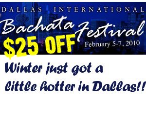 Dallas Bachata Festival will take place Feb5th - 7th