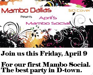 MamboDallas April 9 social. Be there!