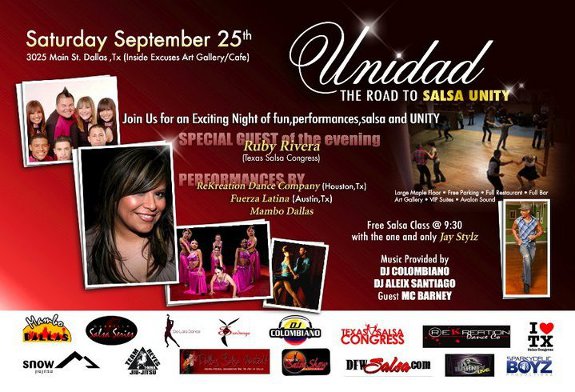 Salsa Unidad Sep 25th 10pm.